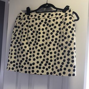 J.Crew polka dot skirt